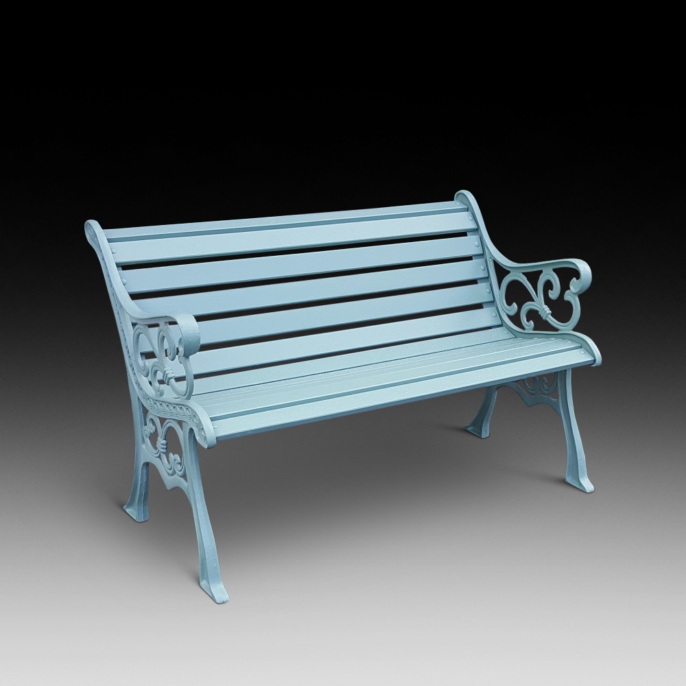 1930's Cast Iron Bench 