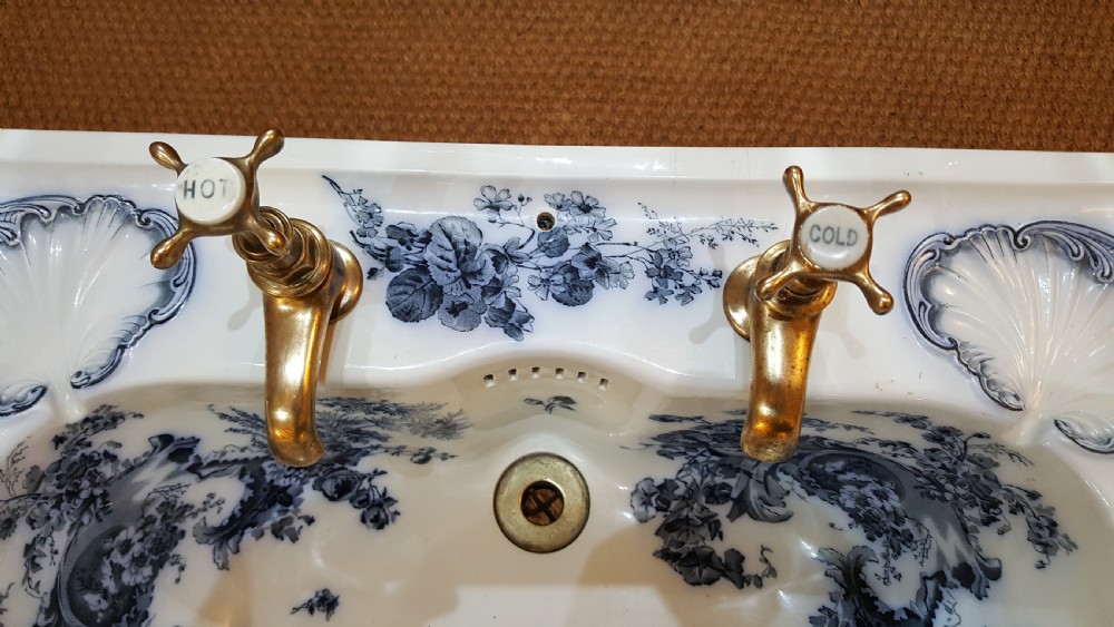 High Victorian Porcelain Sink View IV