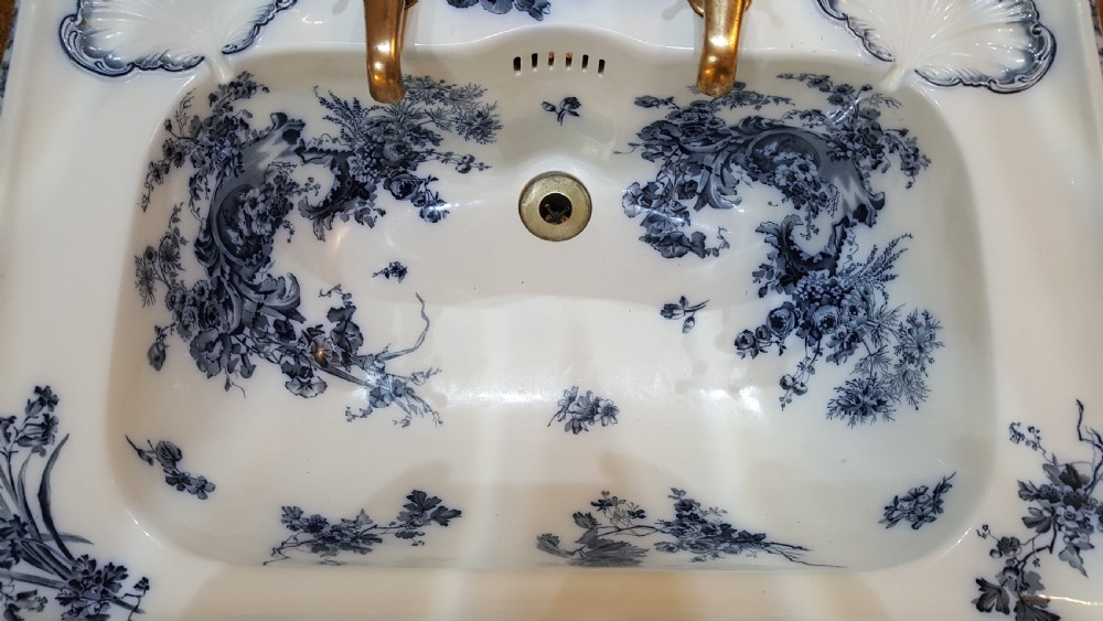 High Victorian Porcelain Sink View V