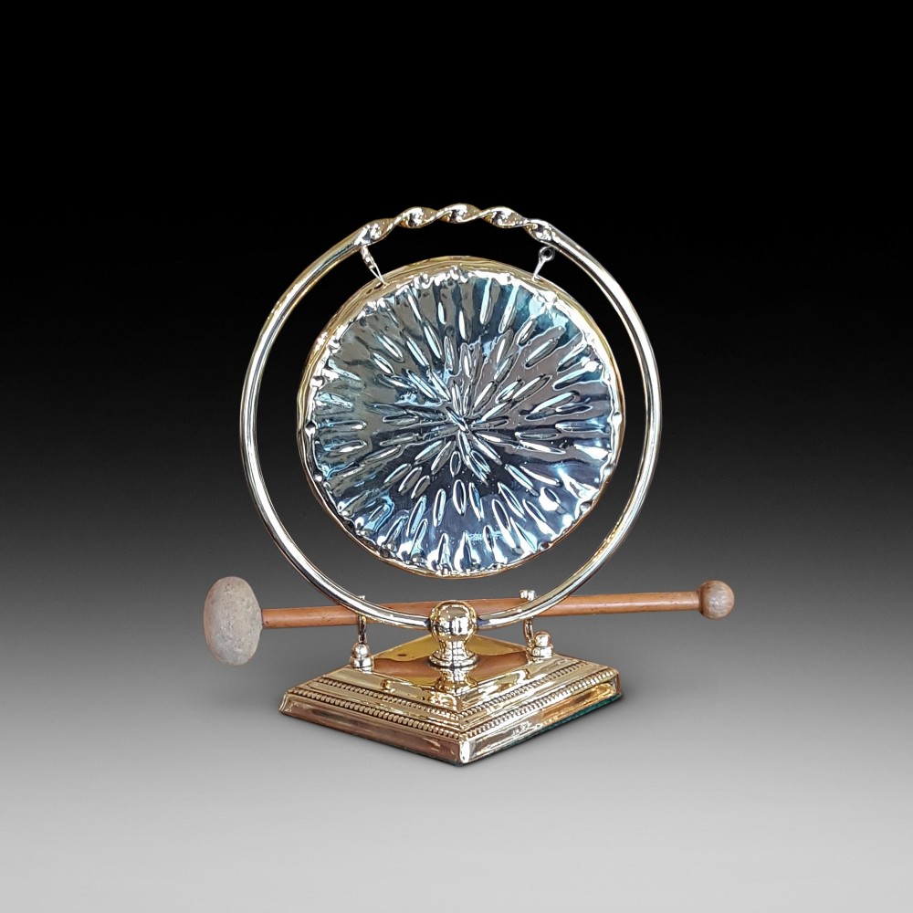1920's Brass Table Gong