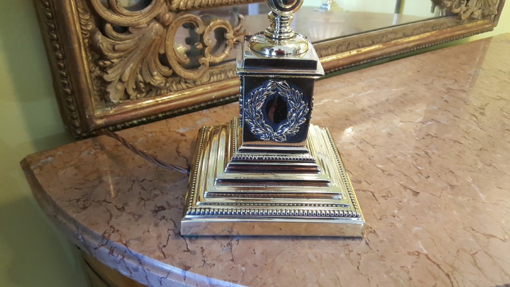 Edwardian Brass Desk Lamp  View II
