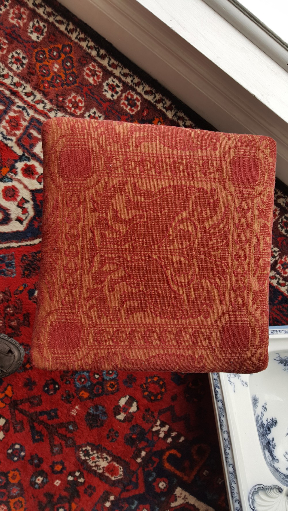 Regency Mahogany Foot Stool View II