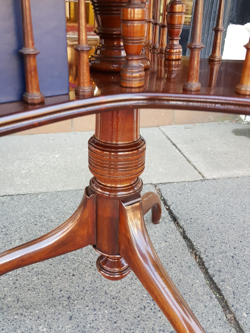 Late Victorian Mahogany Book Table  View IV