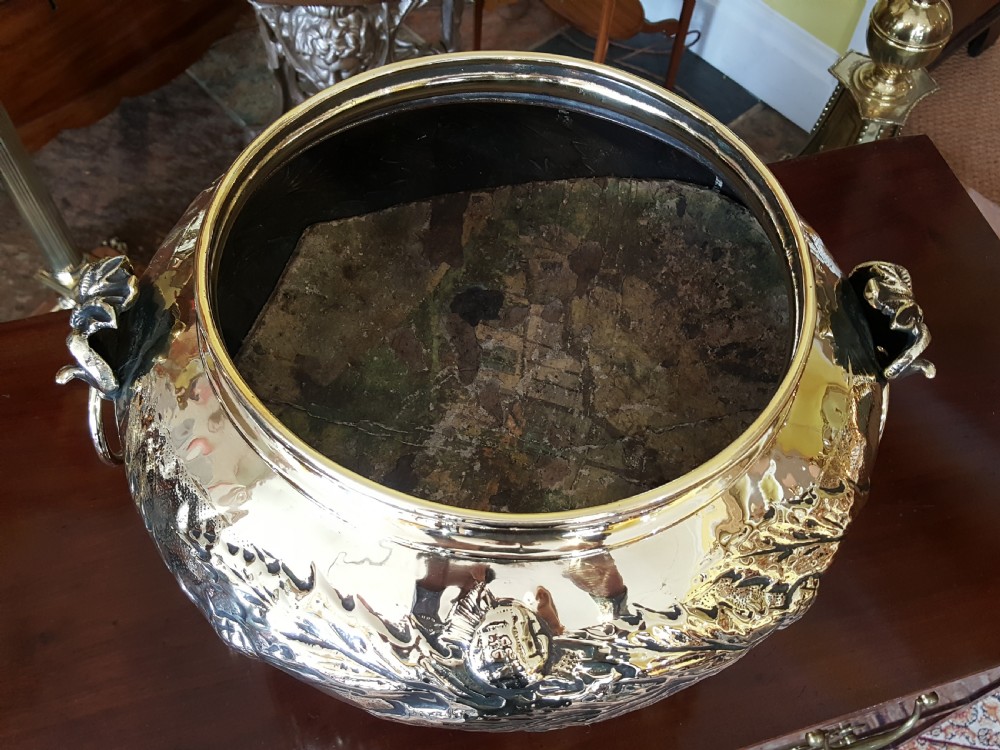 Victorian Brass Jardiniere View III