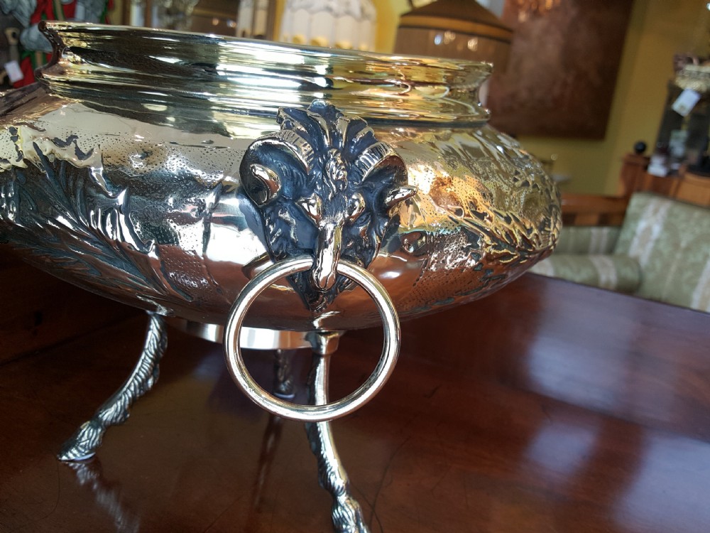 Victorian Brass Jardiniere View V