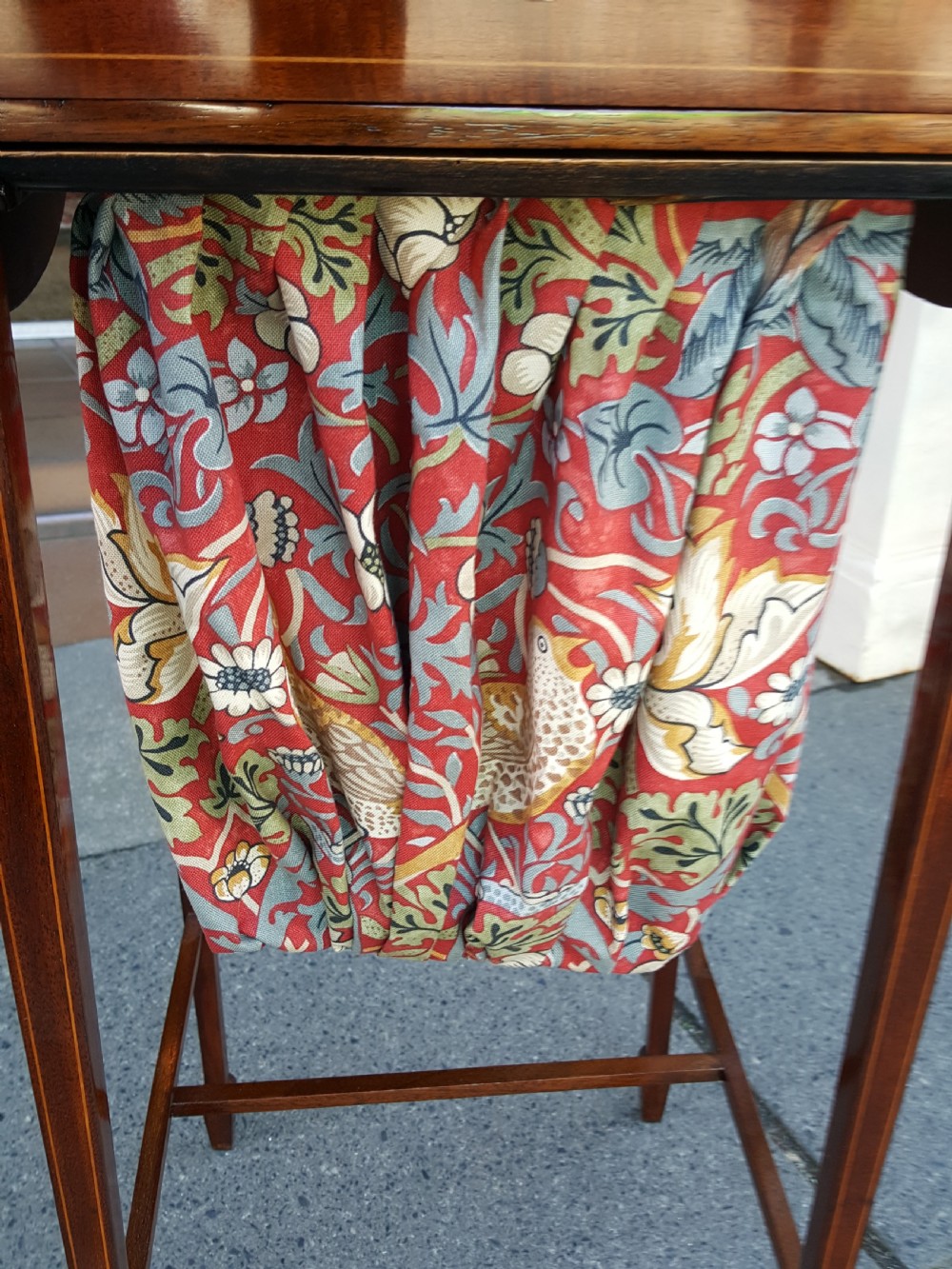 Edwardian Sheraton Revival Sewing Table View IV