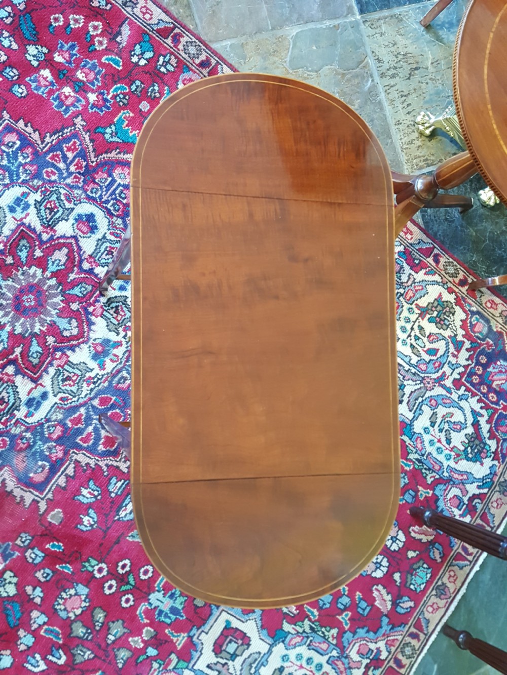 Edwardian Sheraton Revival Sewing Table View VI