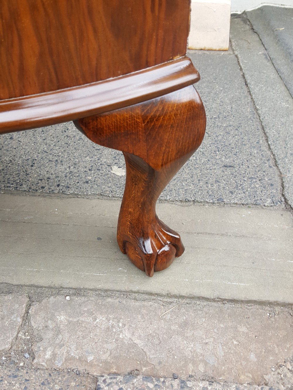 1920's Burr Walnut Cocktail Cabinet View IV