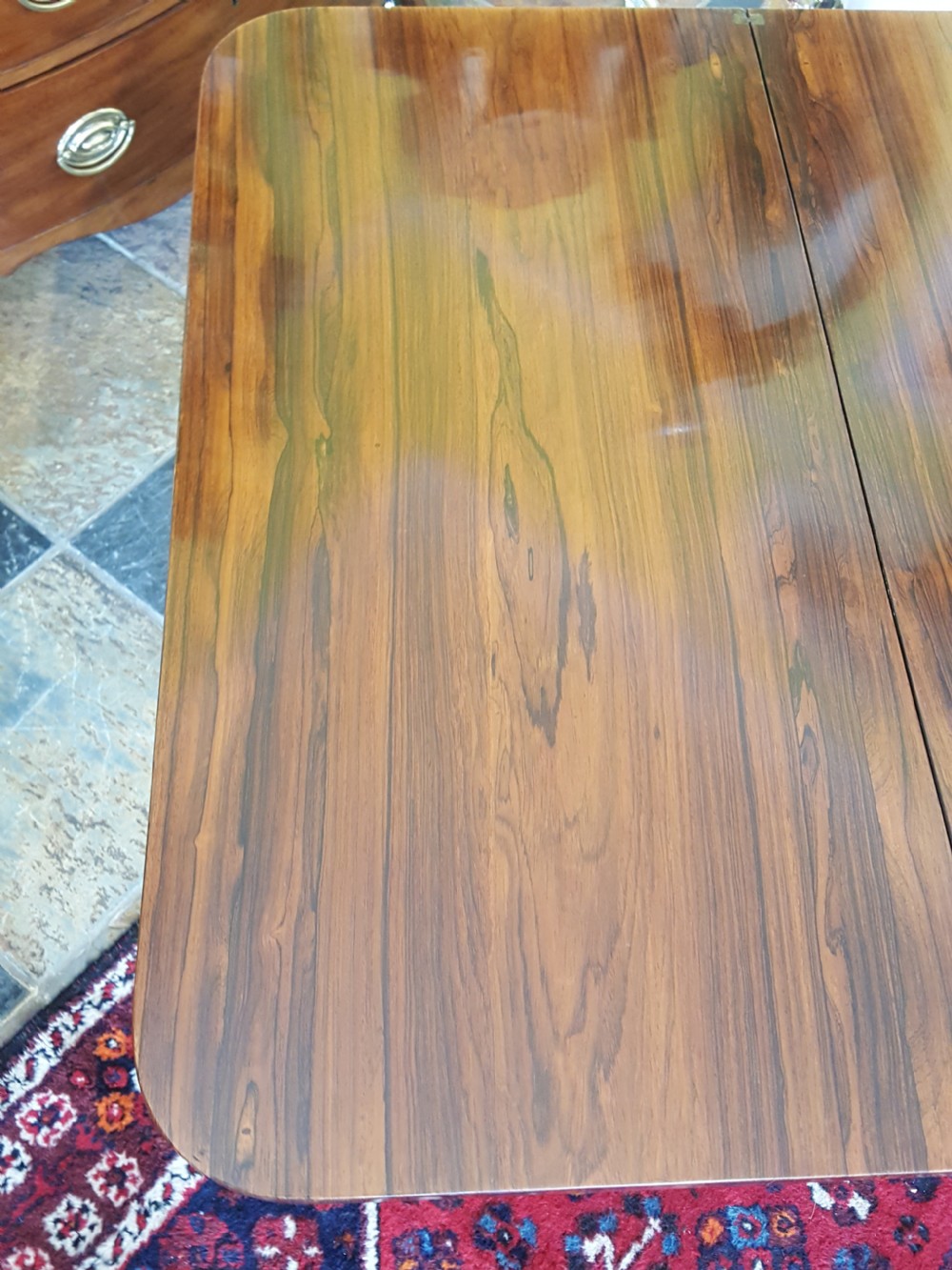 Pair of Regency Rosewood Tea Tables View VI