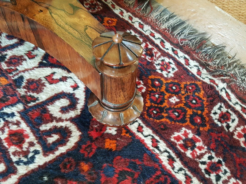 Pair of Regency Rosewood Tea Tables View VII