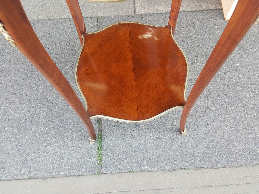 Victorian rosewood and satinwood chess topped table View III