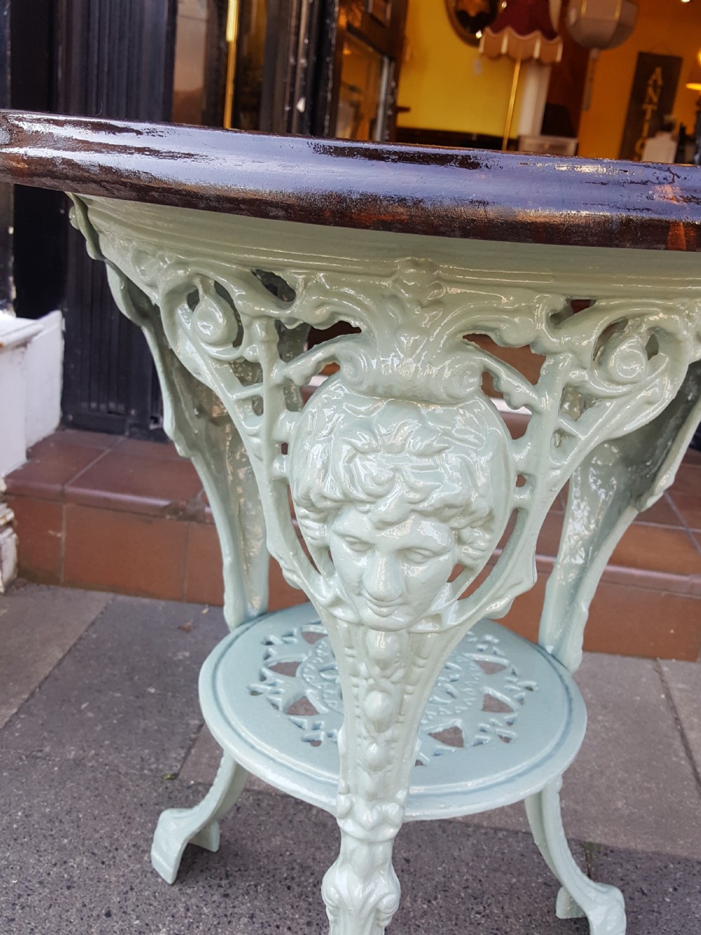 Late Victorian Cast Iron Garden Table View II