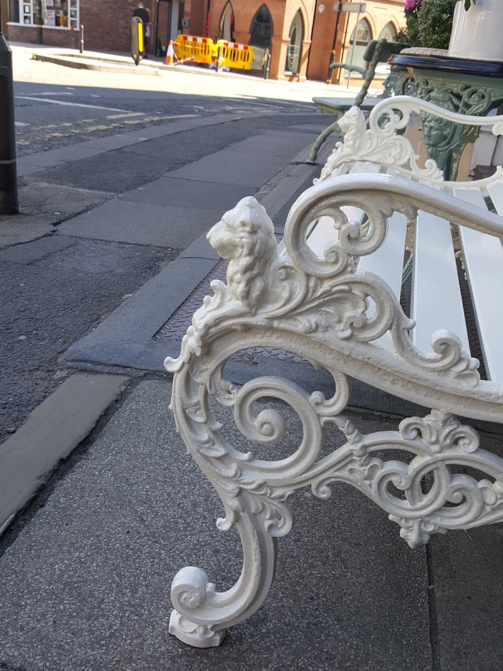 19th Century cast iron bench View III