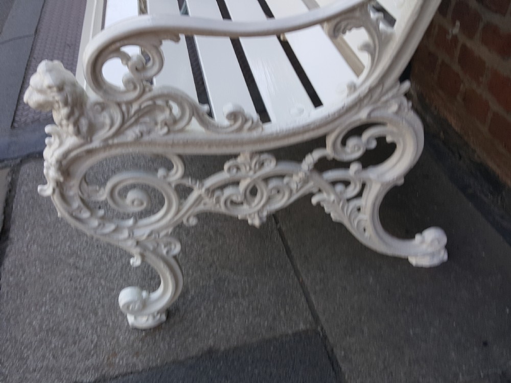 19th Century cast iron bench View IV