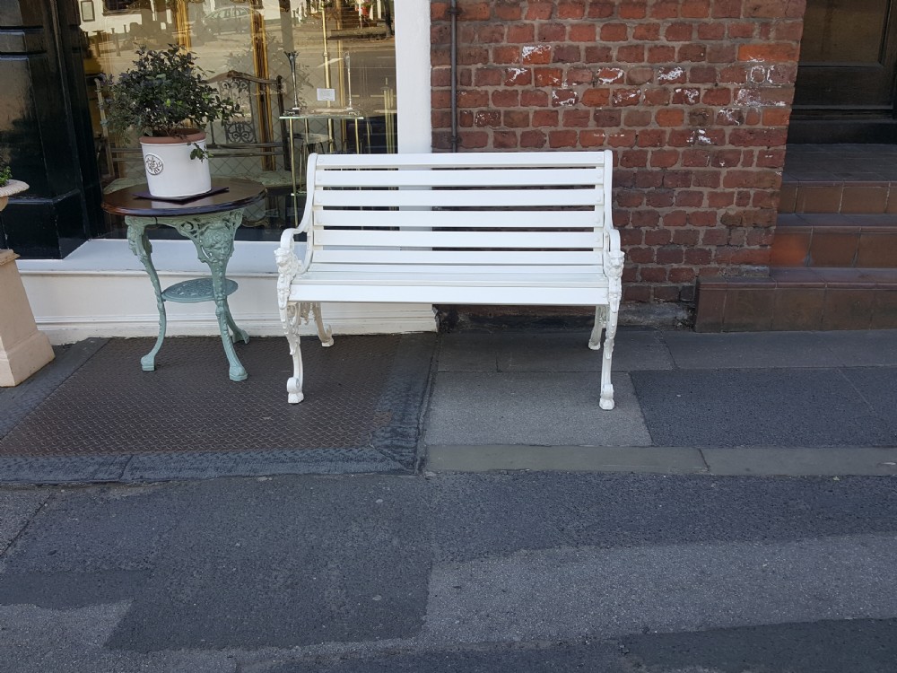 19th Century cast iron bench View VIII