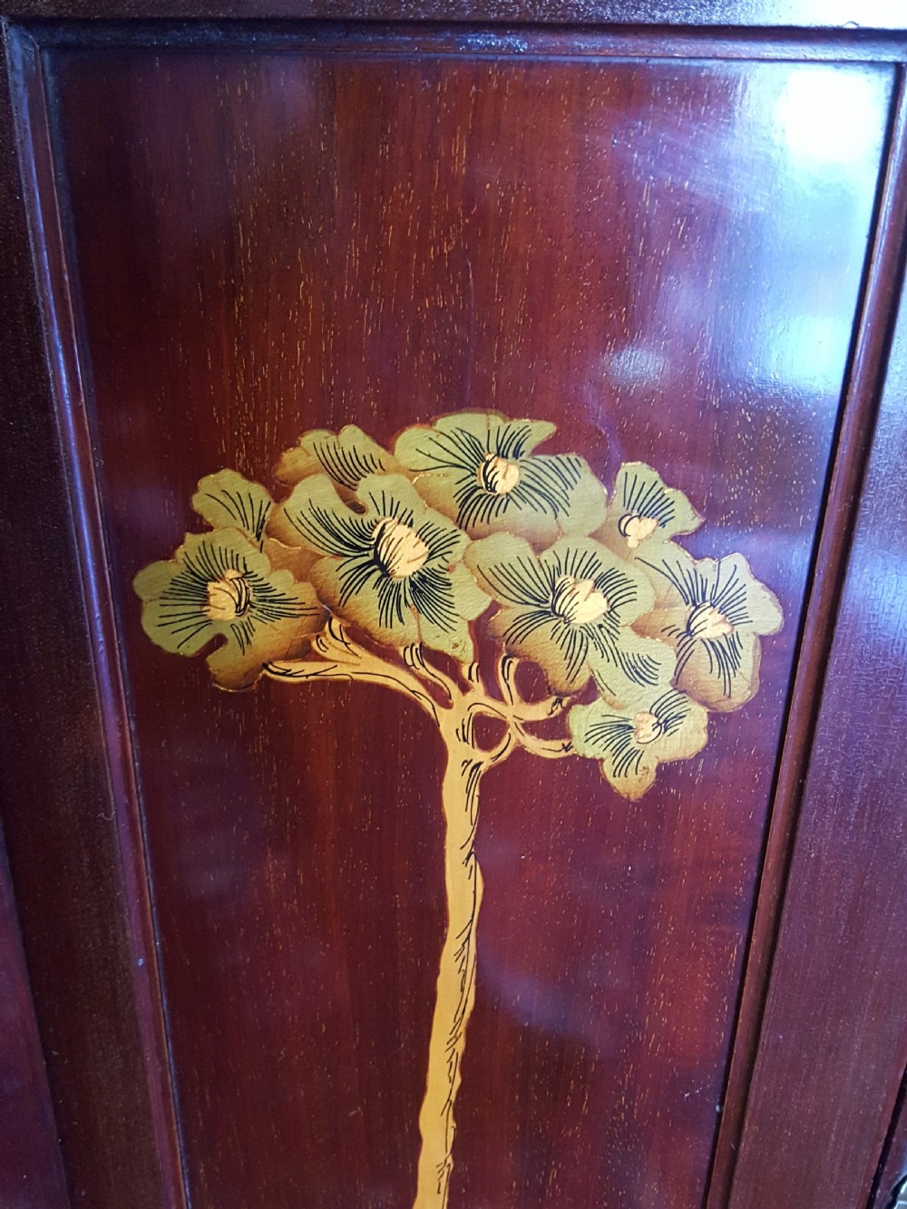 Liberty Art Nouveau Corner Display Cabinet View II