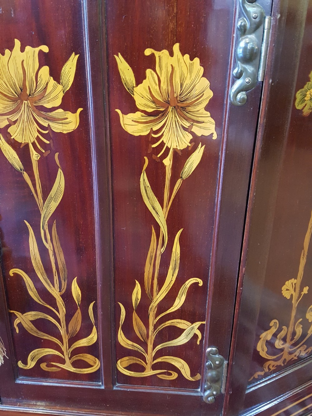 Liberty Art Nouveau Corner Display Cabinet View III