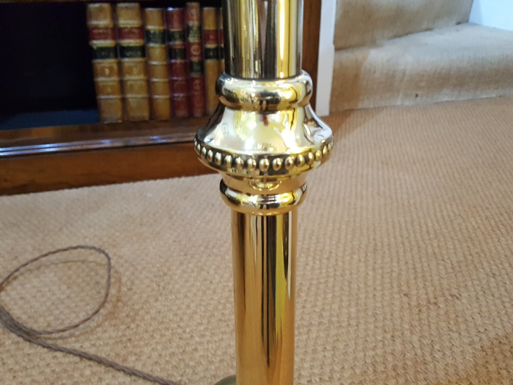 Dutch Pressed Brass Oil Lamp View IV