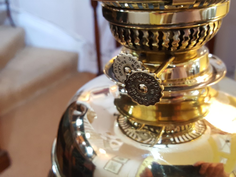 Dutch Pressed Brass Oil Lamp View VII
