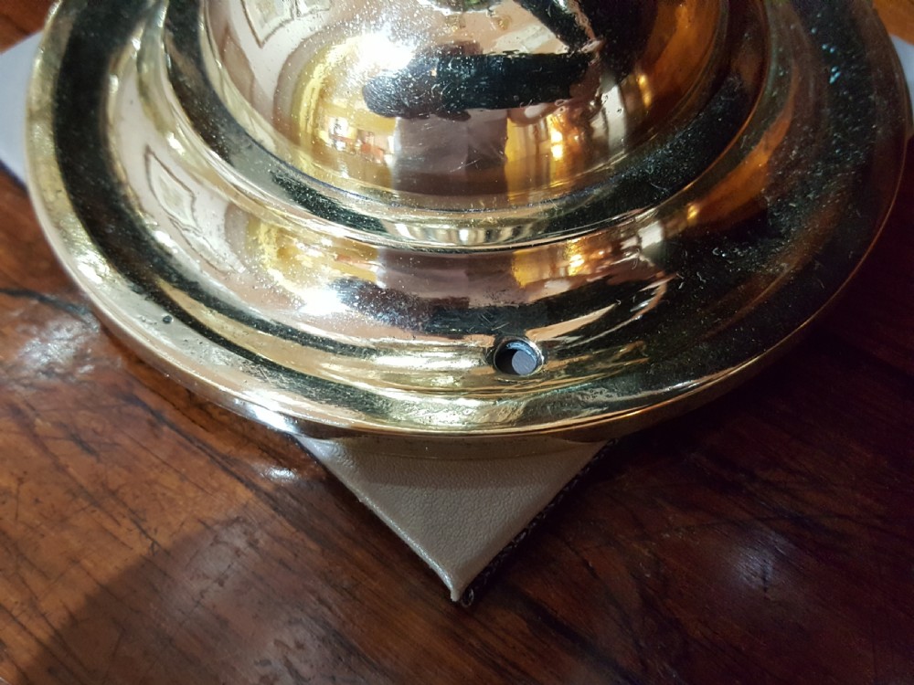 Pair of Brass Pullman Lamps View III