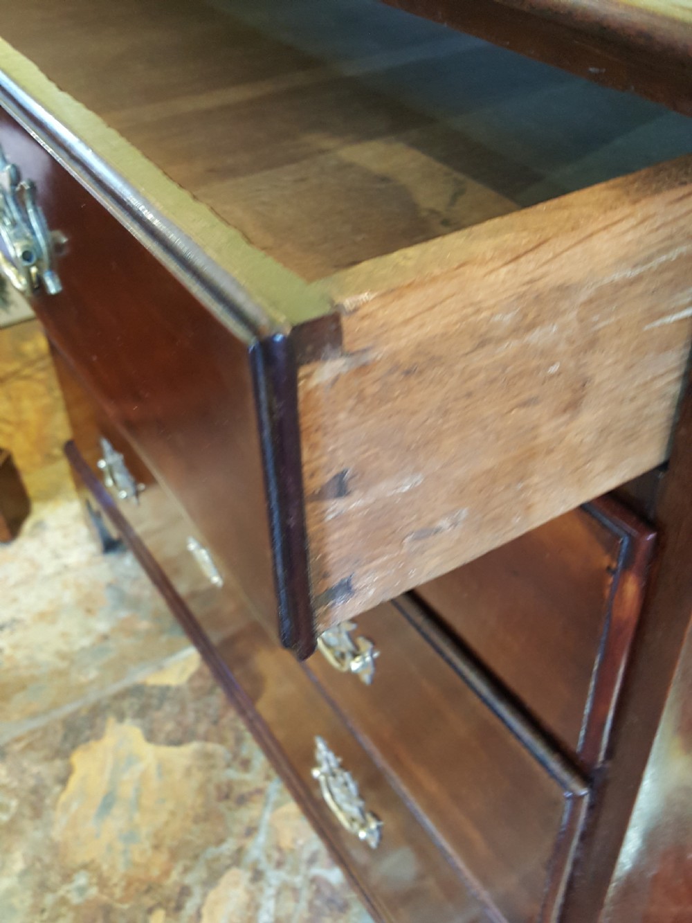  George III mahogany chest of drawers View VI