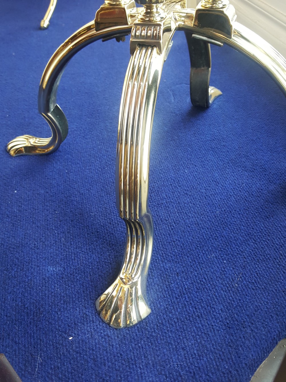 Regency Brass Bust Stand  View IV