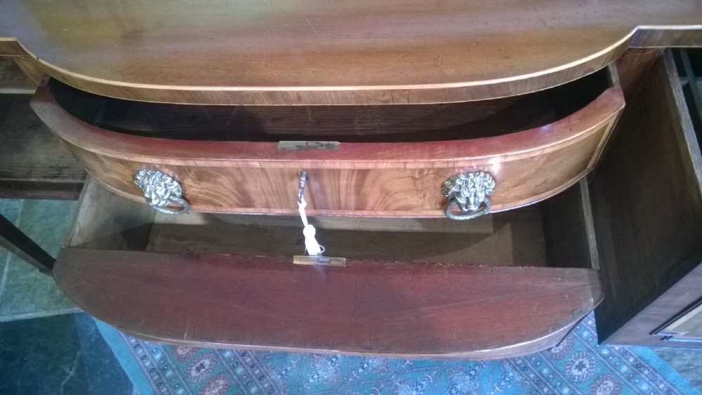 Geoge III Mahogany Breakfront Sideboard View IX