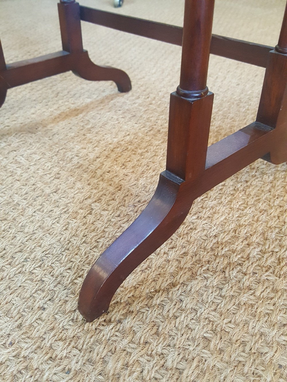 Edwardian Nest of Three Mahogany Tables View III