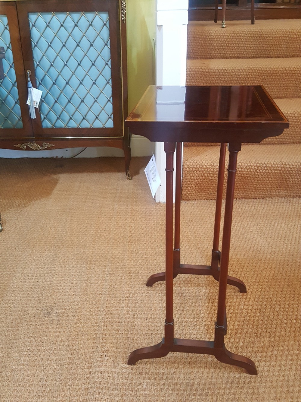 Edwardian Nest of Three Mahogany Tables View IV