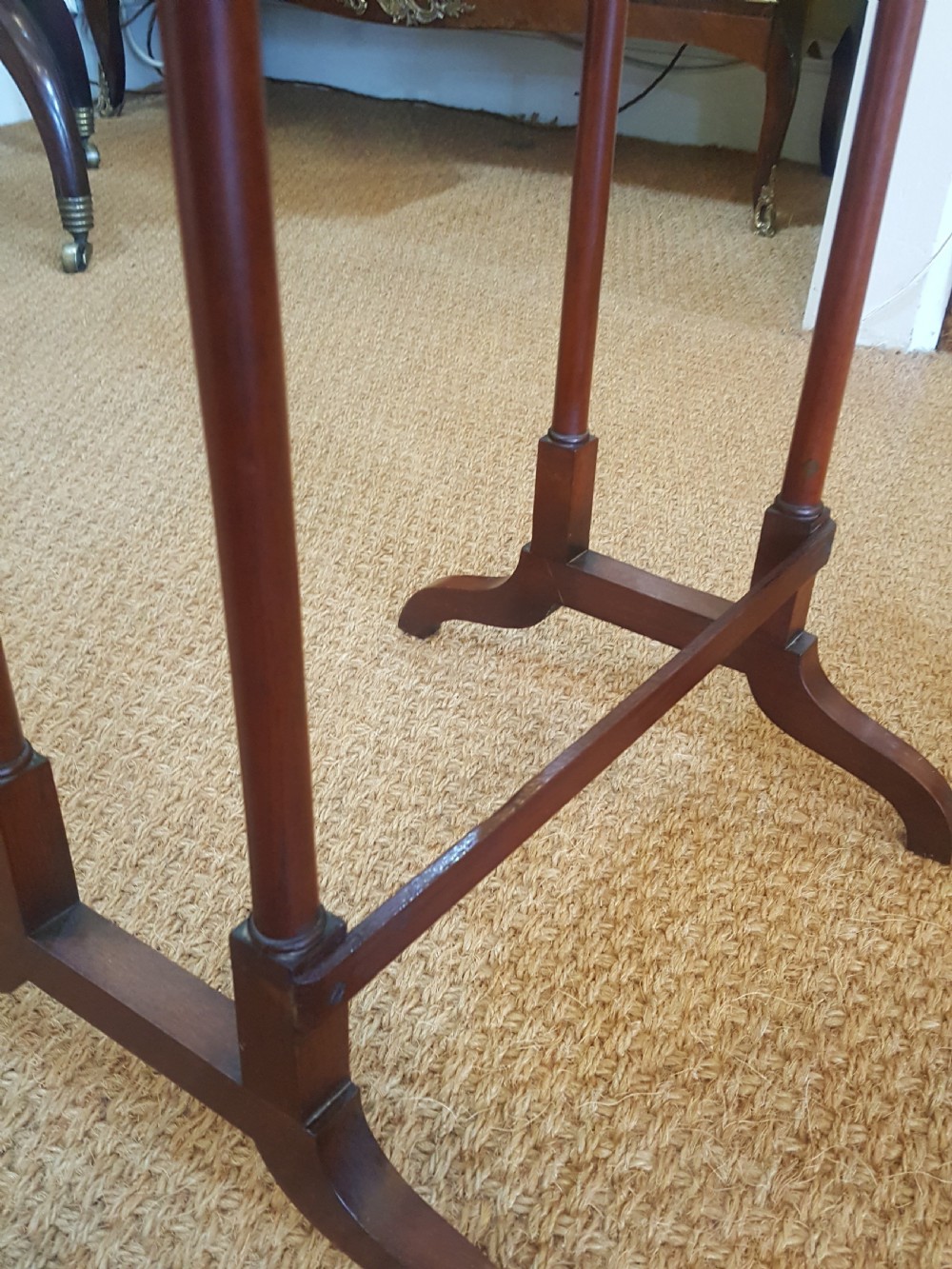 Edwardian Nest of Three Mahogany Tables View V