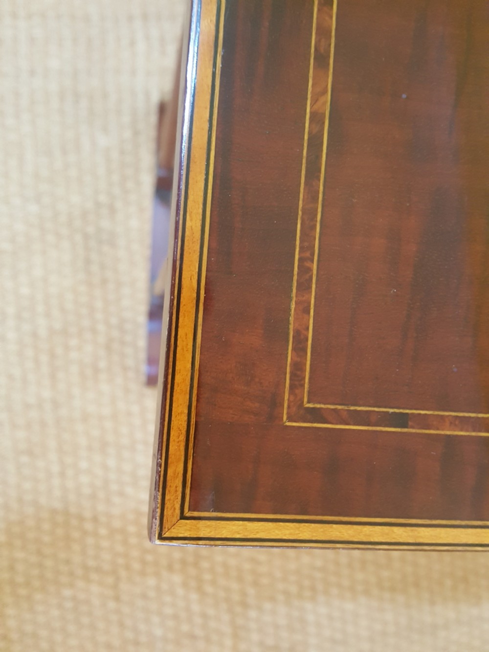 Edwardian Nest of Three Mahogany Tables View VI