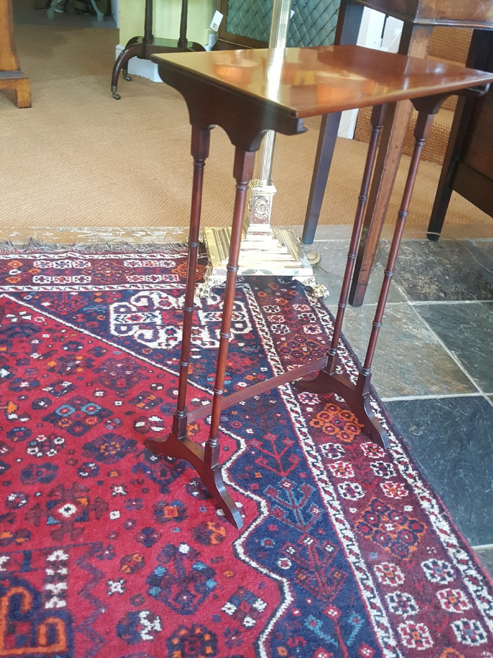 Edwardian Mahogany Nest of 4 Tables View V