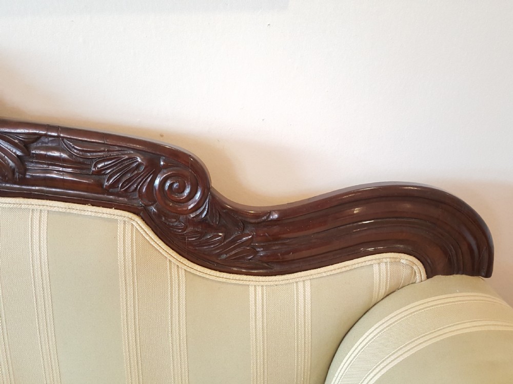 William IV Mahogany Two Seater Settee View III