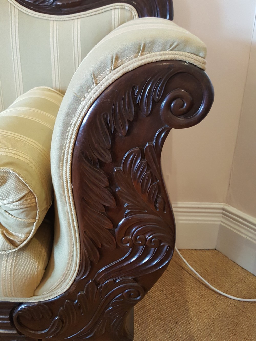 William IV Mahogany Two Seater Settee View IV