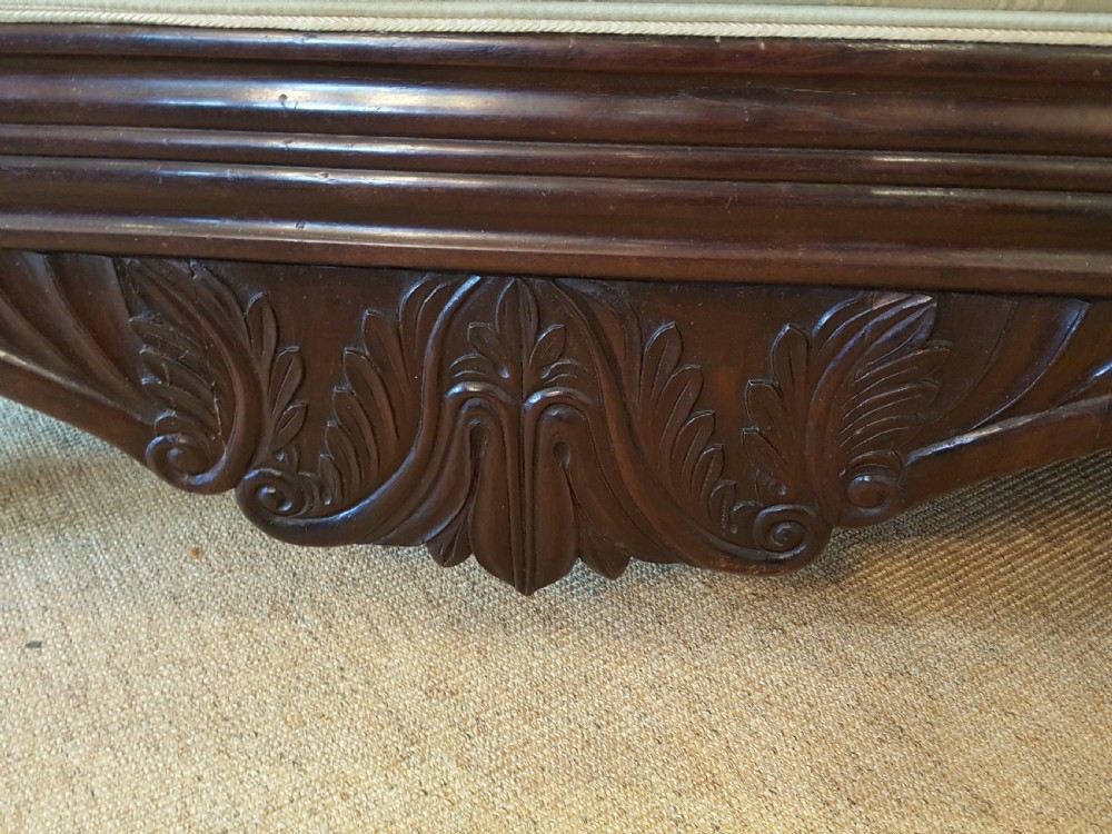 William IV Mahogany Two Seater Settee View VI