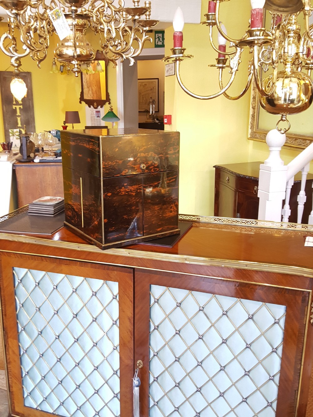 Early Victorian Coramandel Decanter Box View II