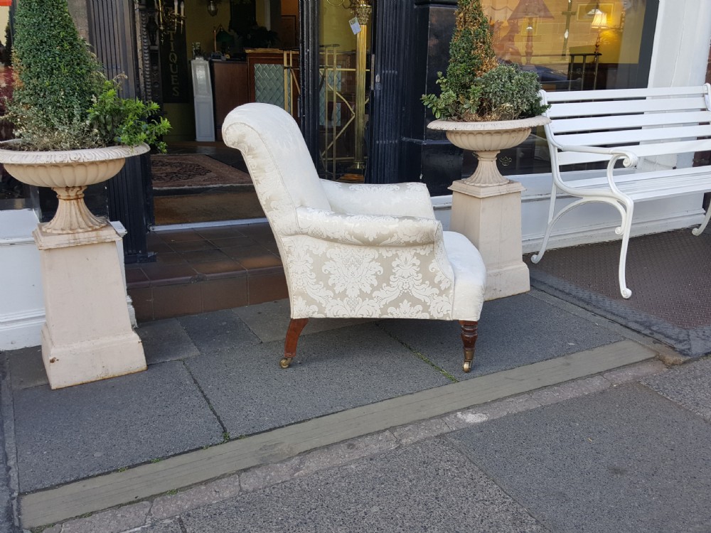Victorian Mahogany Armchair View IV
