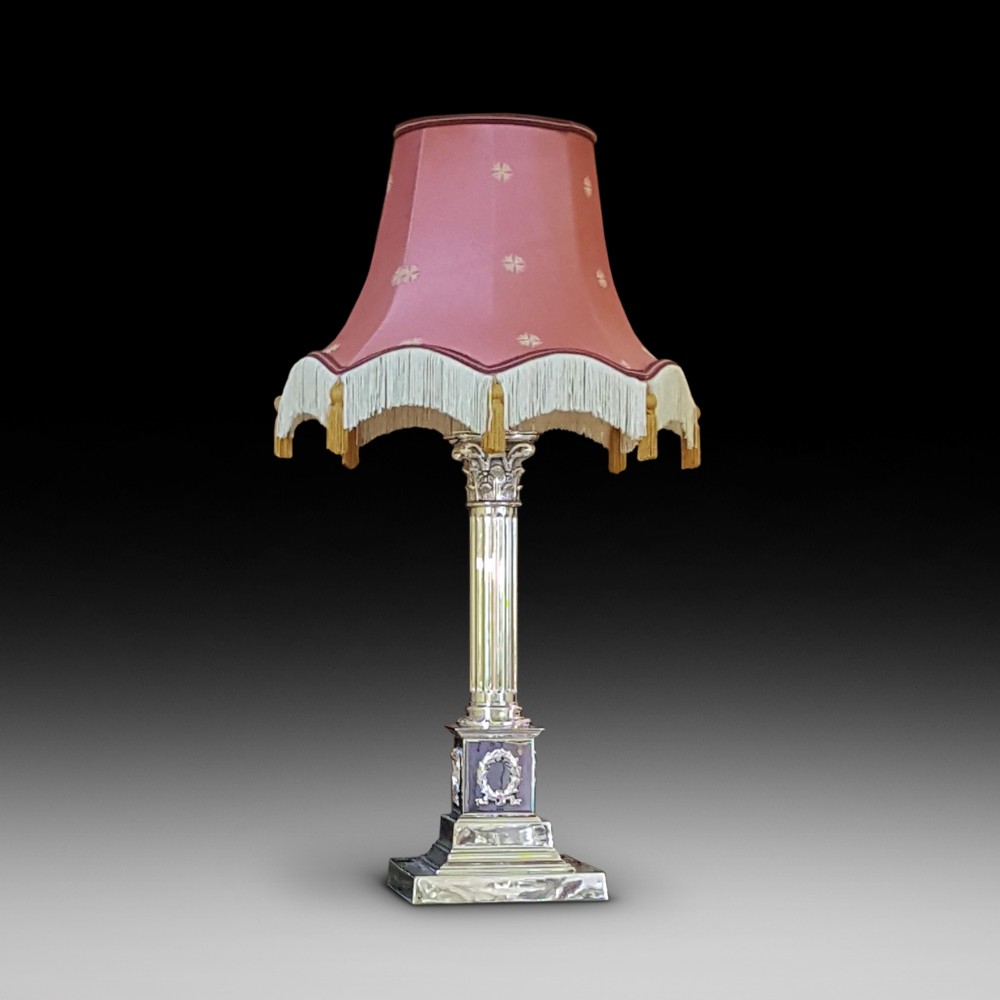 Corinthian Column Table Lamp