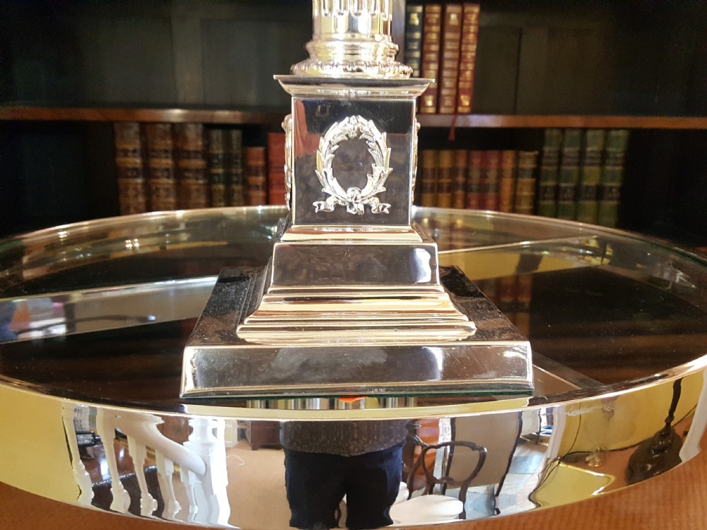 Corinthian Column Table Lamp View II