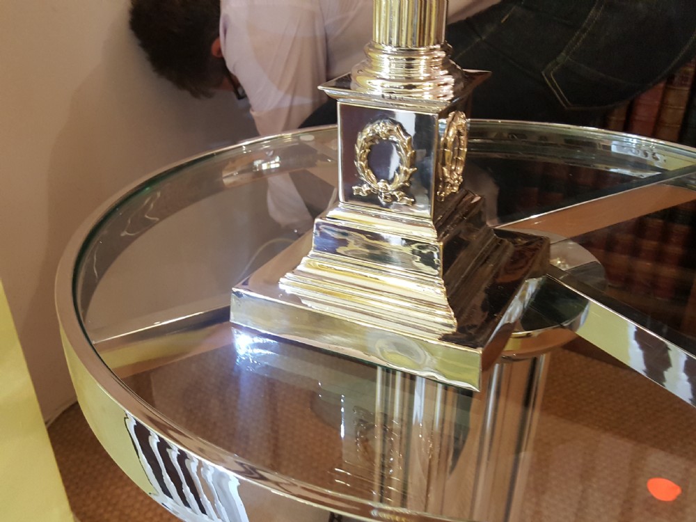 Corinthian Column Table Lamp View II