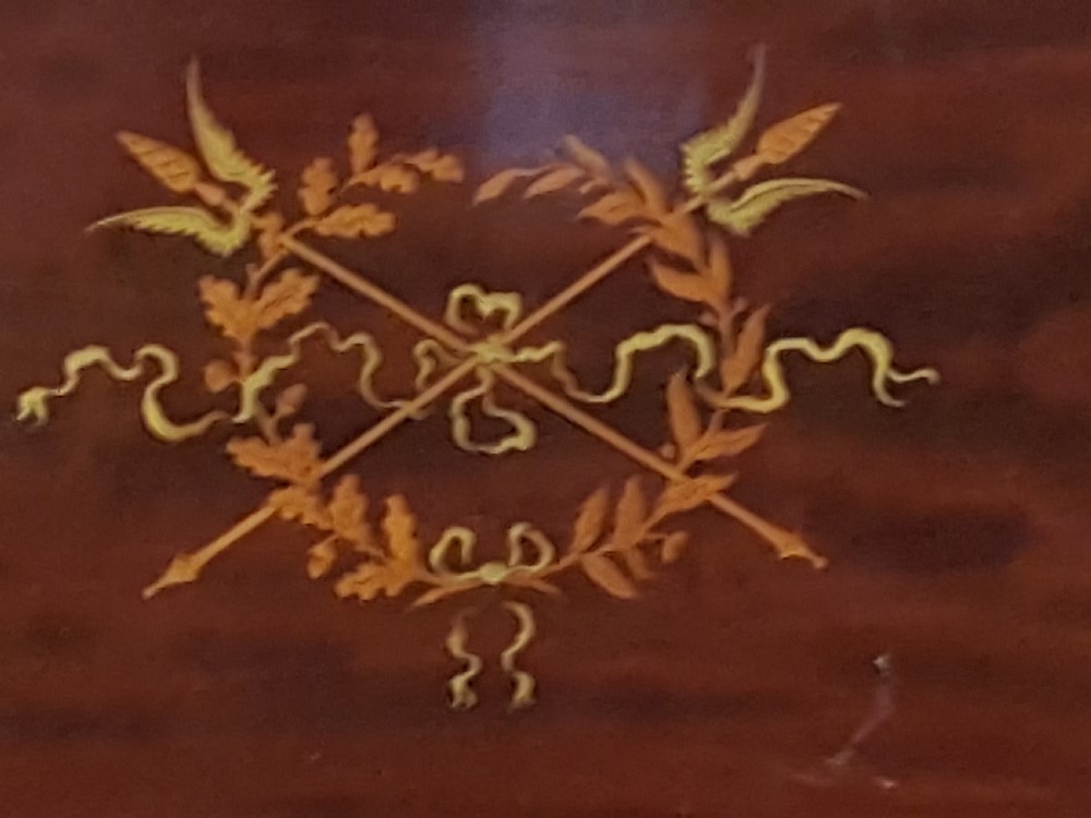 Edwardian Mahogany Adam Style Tray View II