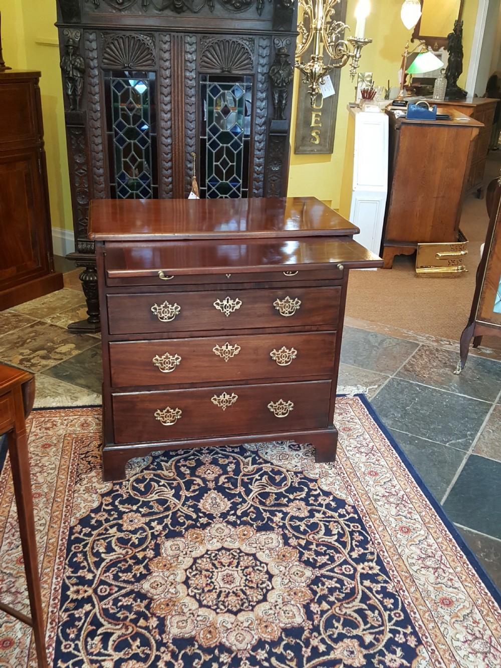 Mid 18thC Mahogany Bachelors Chest View V