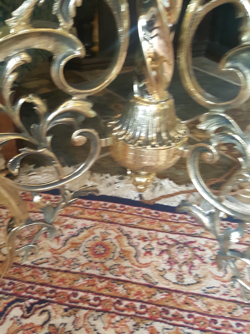 Edwardian Brass Extending Standard Lamp View II