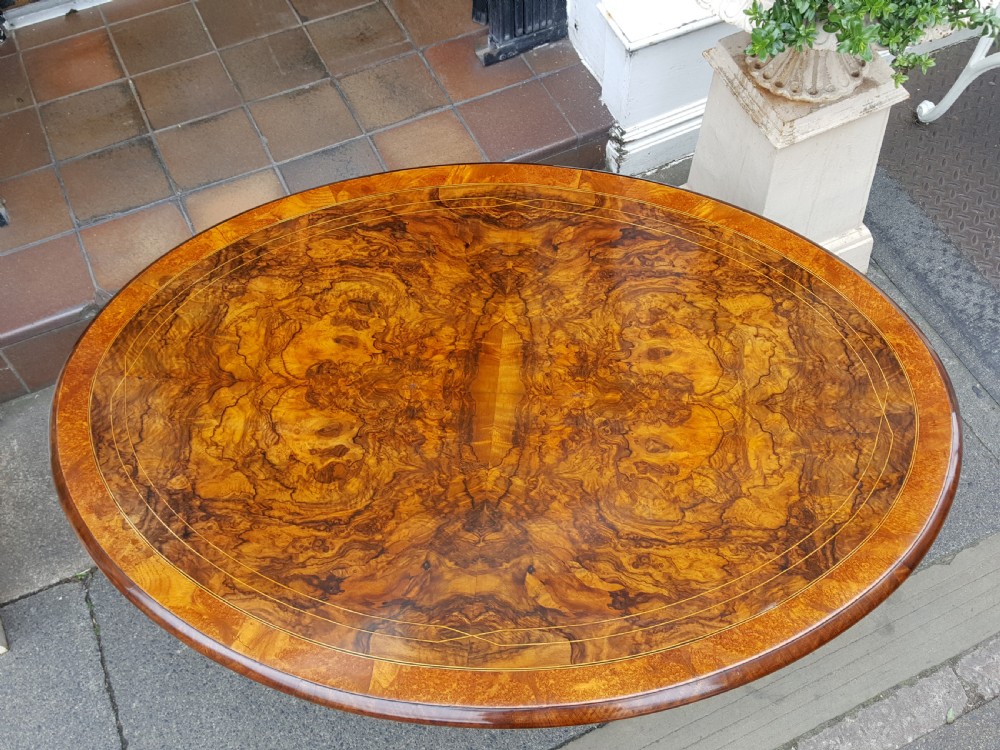 Victorian Burr Walnut CoffeeTable View II