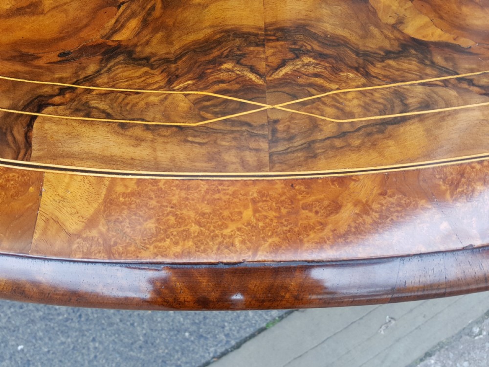 Victorian Burr Walnut CoffeeTable View IV