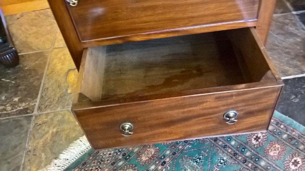 George III mahogany bedside cabinet View VIII