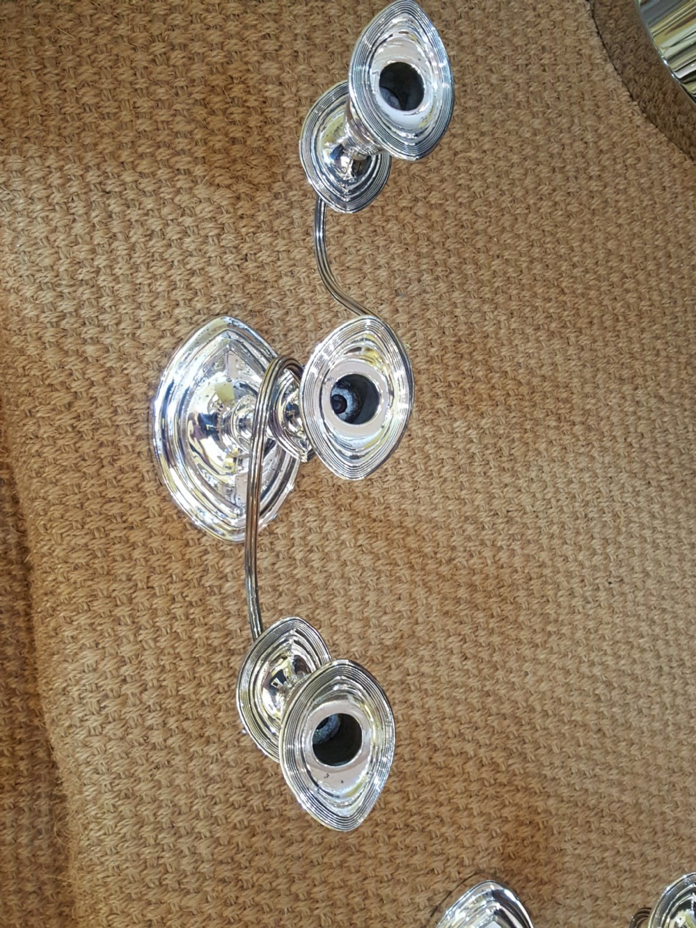 Pair of Silver Plate Candelabra View VI