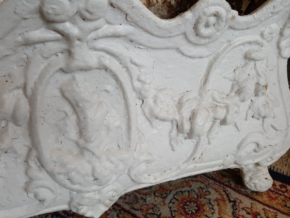Pair of Victorian Cast Iron Jardiniere Planters View VI