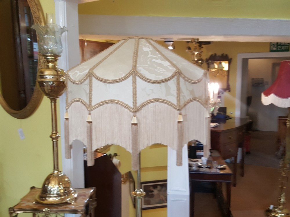 Early 20thC Brass Steamer Standard Lamp  View VI