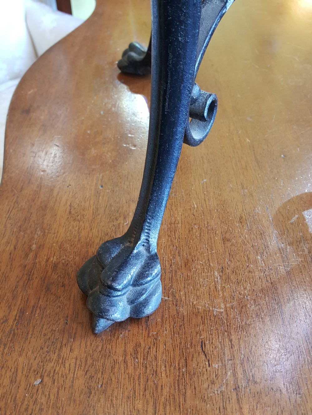 Copper Brass and Wrought Iron Coal Scuttle View III